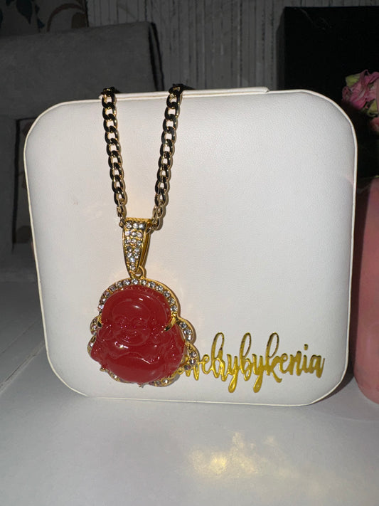 Red Buddha Necklace