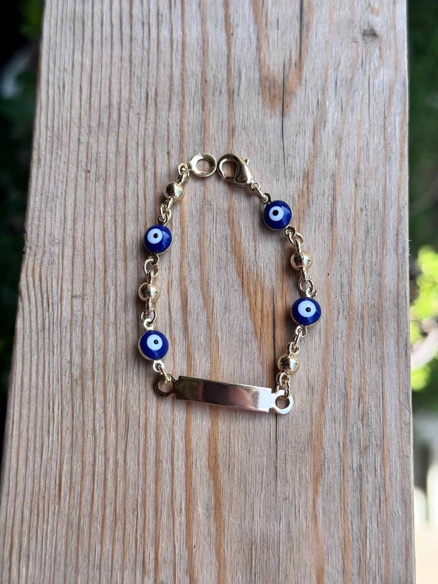 Blue Evil Eye Baby Bracelet Esclava