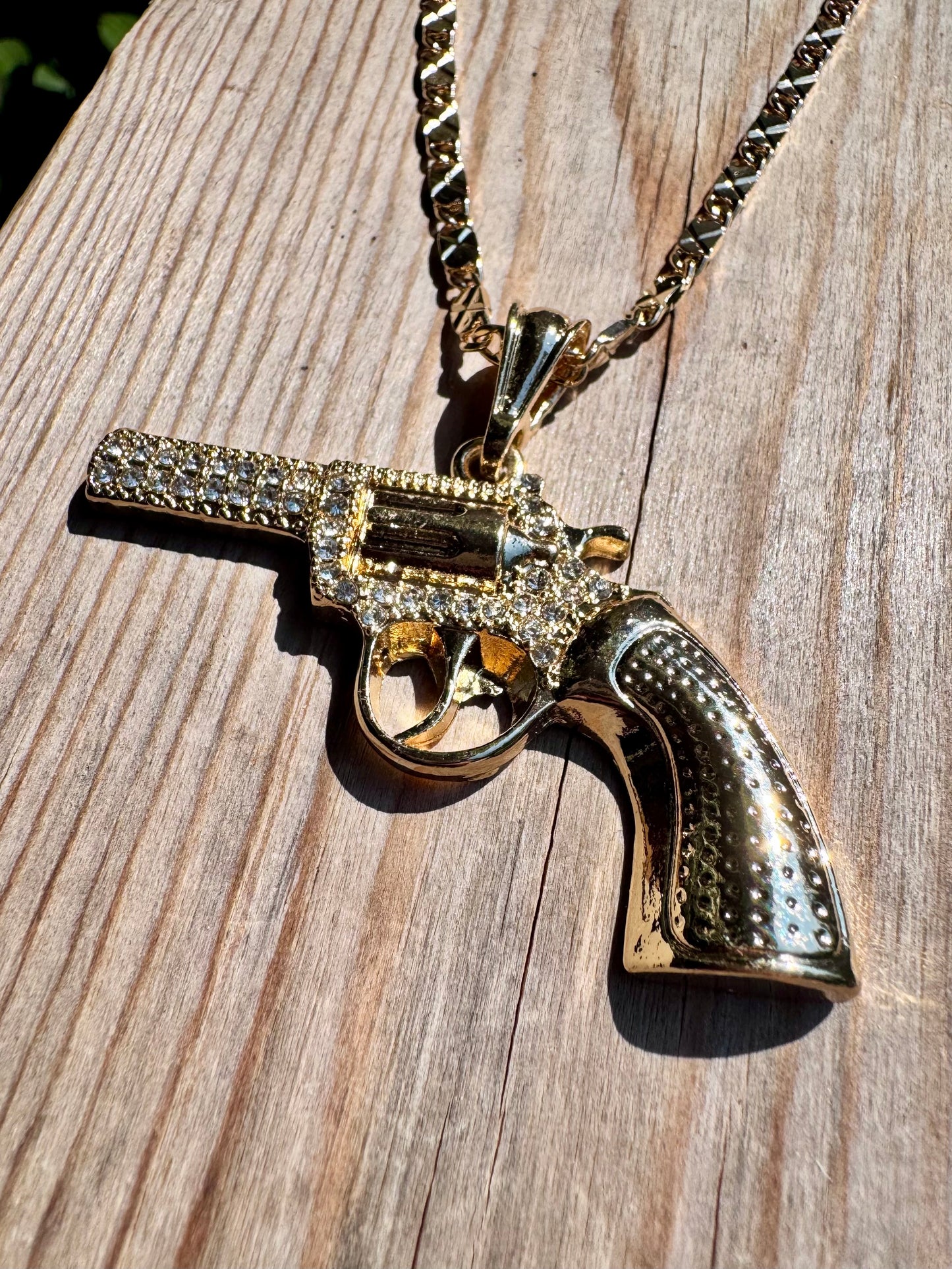 Revolver Gun Necklace (Style 4)