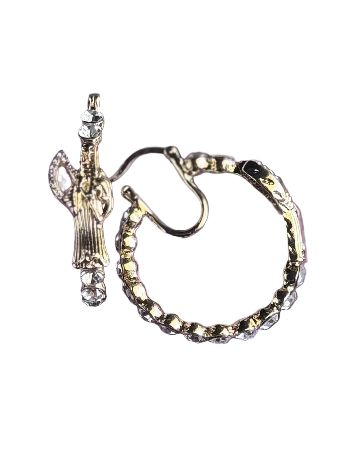Santa Muerte Plain Hoops