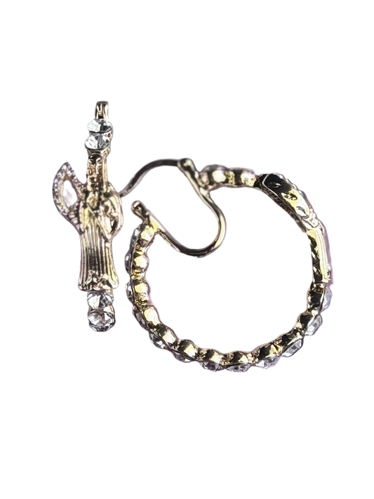 Santa Muerte Plain Hoops