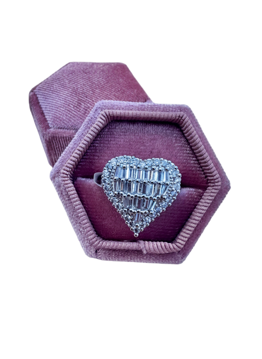 Lujosa Silver Plated Ring