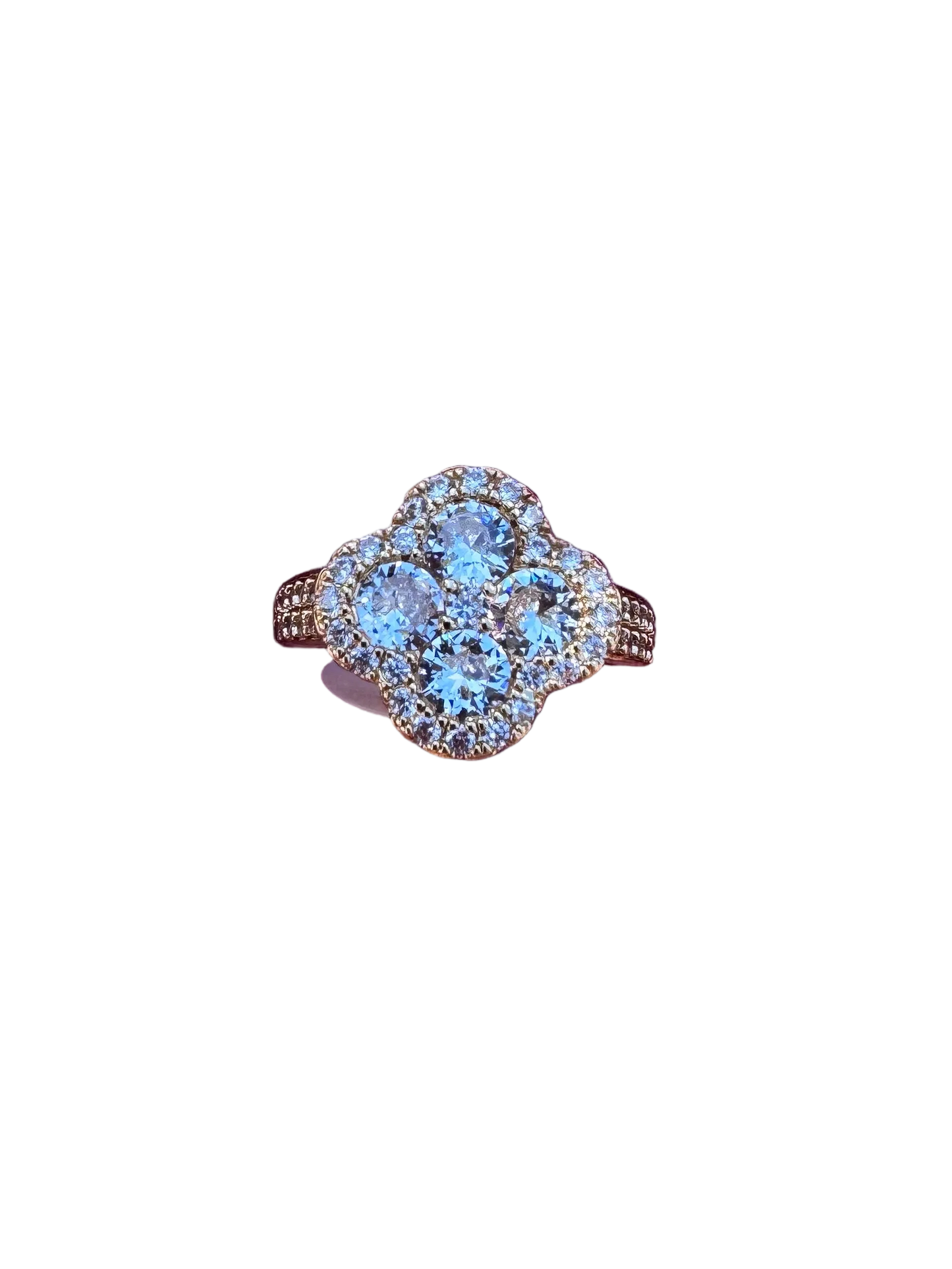 Clover Gold Plated Ring