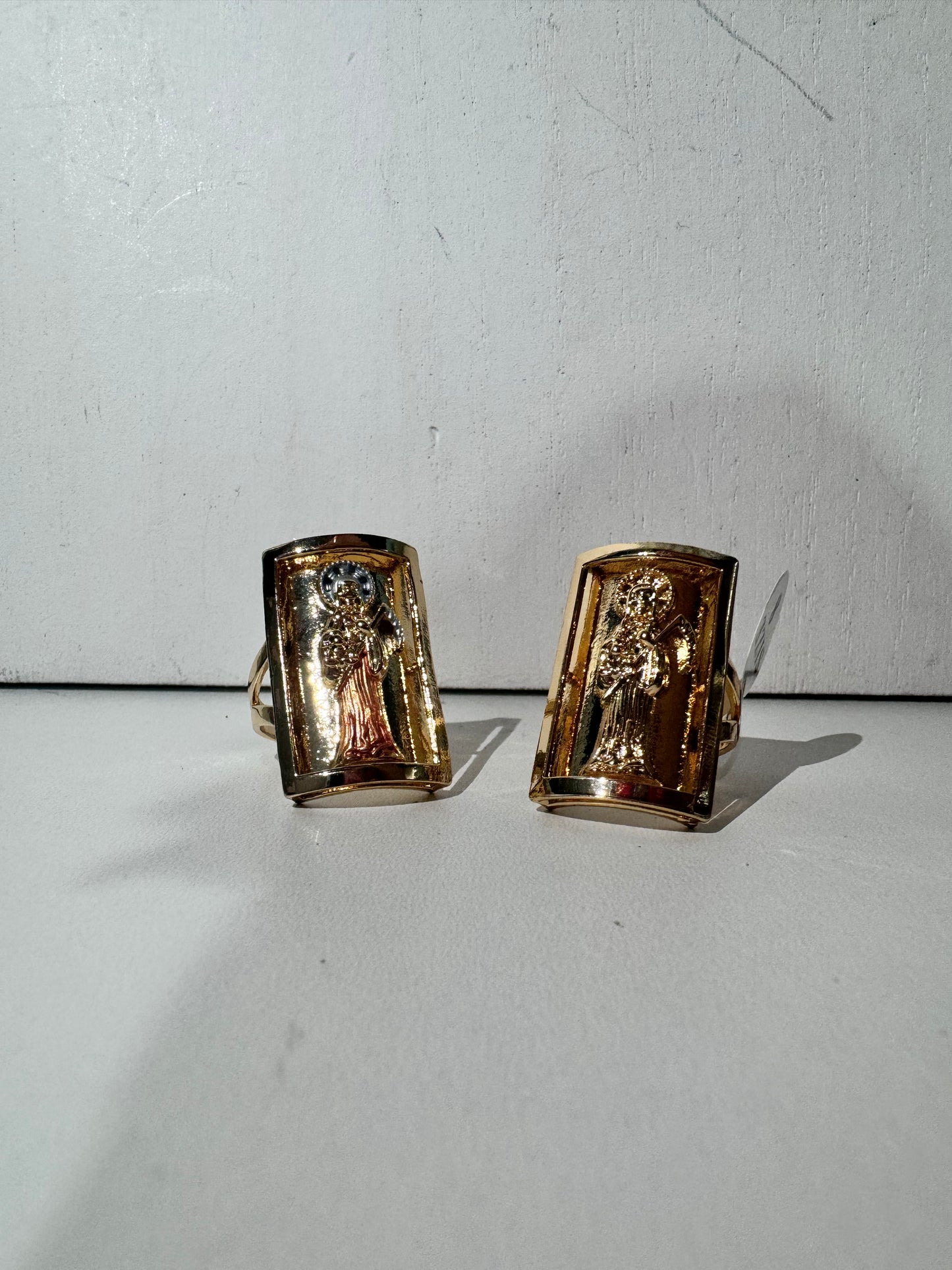Santa Muerte Gold Ring