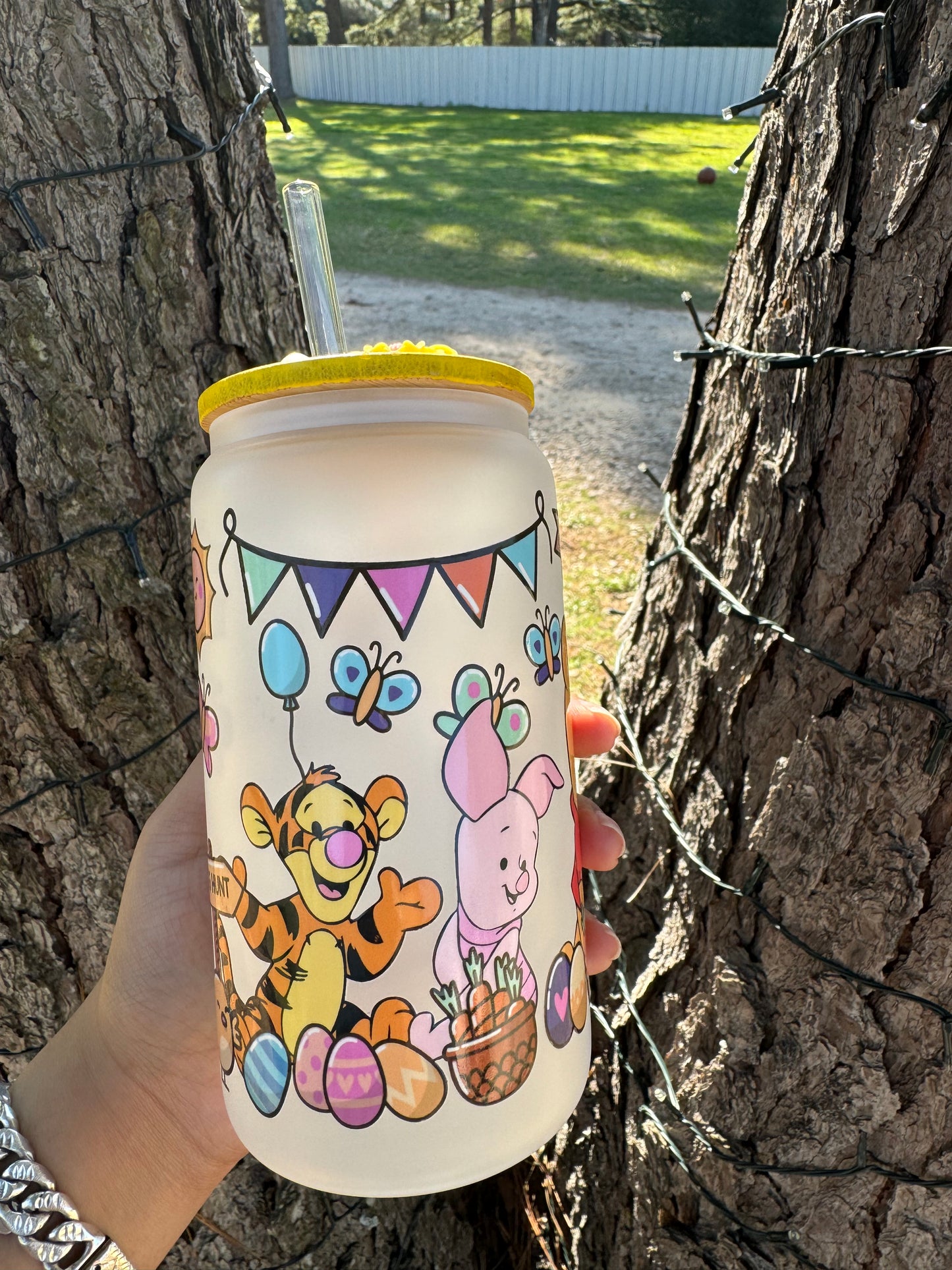 Winnie the Pooh and friends Easter Frosted cup