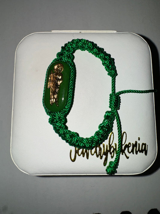 San Judas green Bracelet
