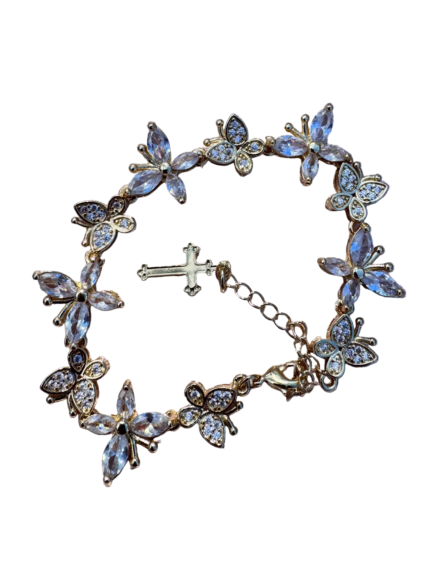 White Butterfly Blessing Bracelet