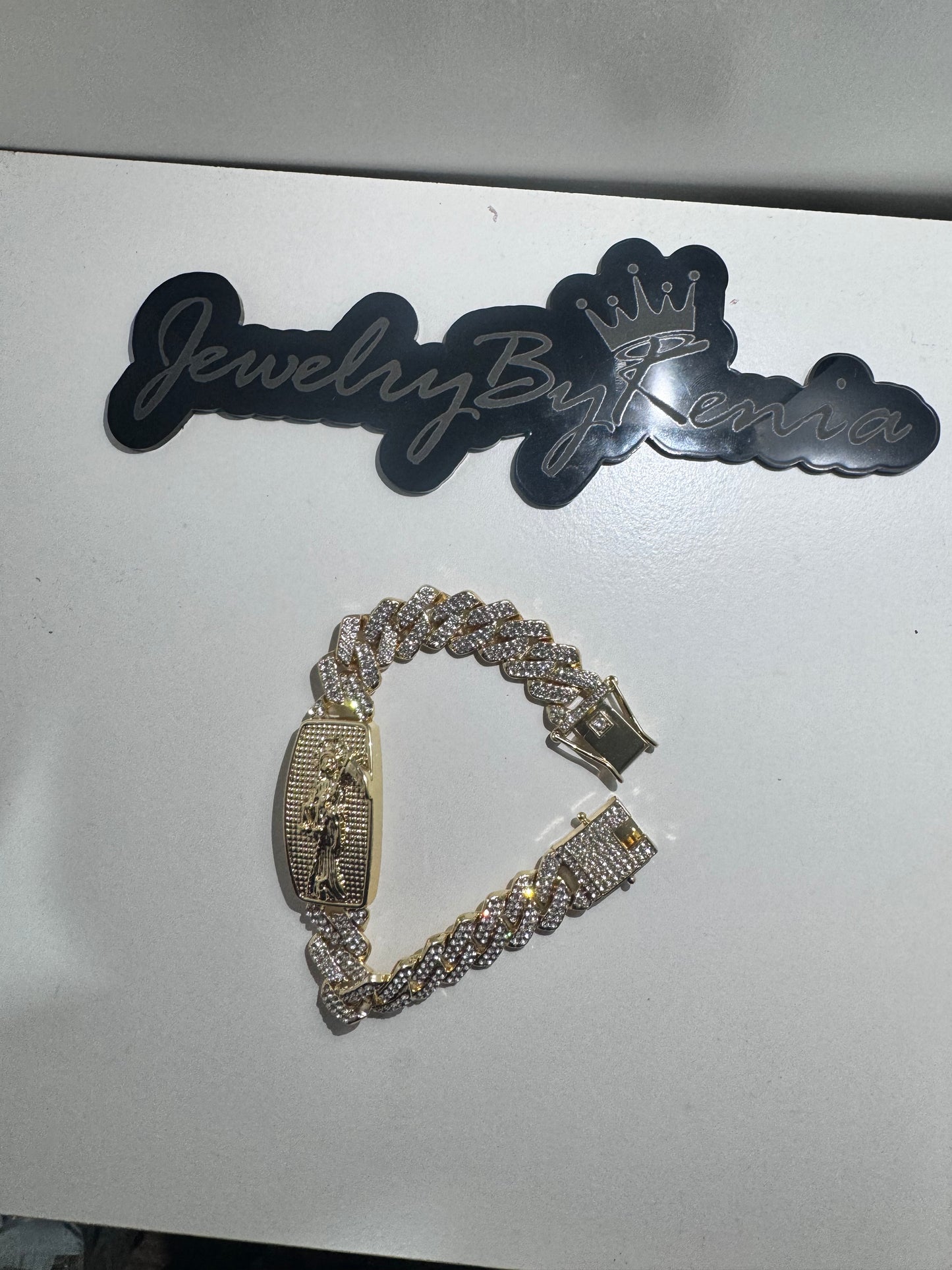 Santa Muerte Iced Out Esclava