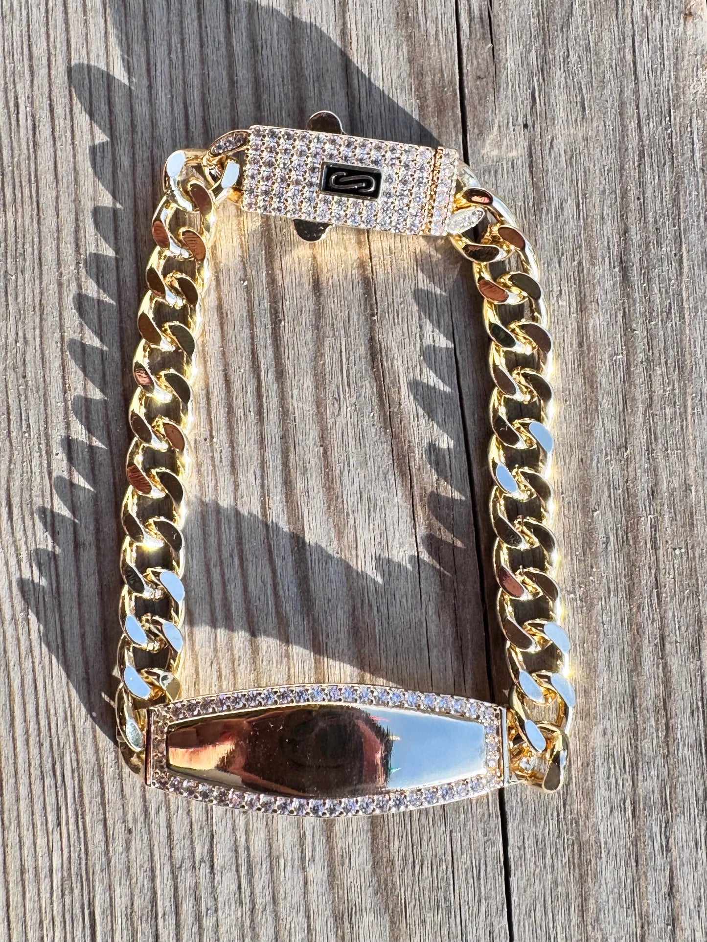 Monaco Diamond ID Bracelet