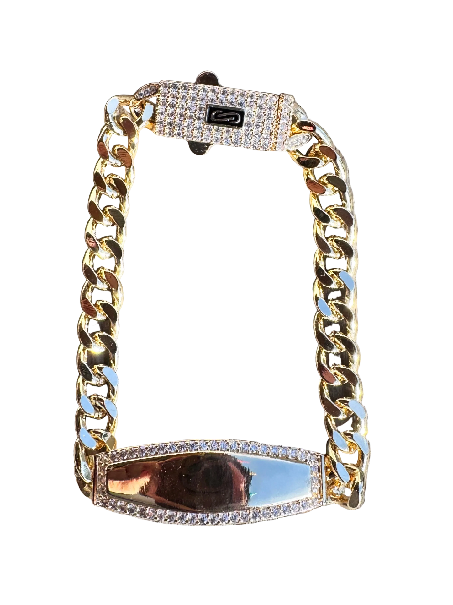 Monaco Diamond ID Bracelet