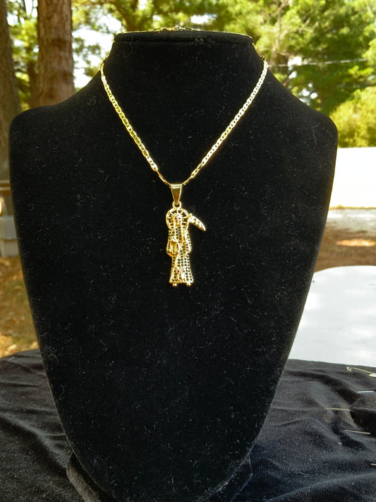 Small Black Santa Muerte