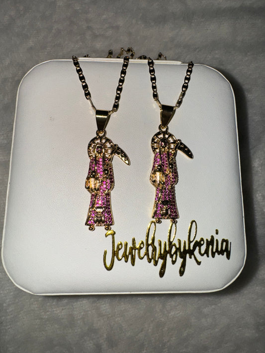 Small Pink Santa Muerte