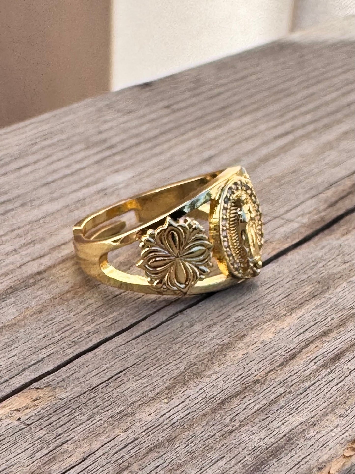 Virgencita Divina Adjustable Ring