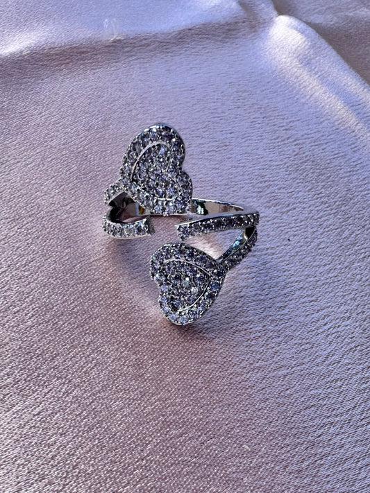 Amorosa Silver Plated Ring