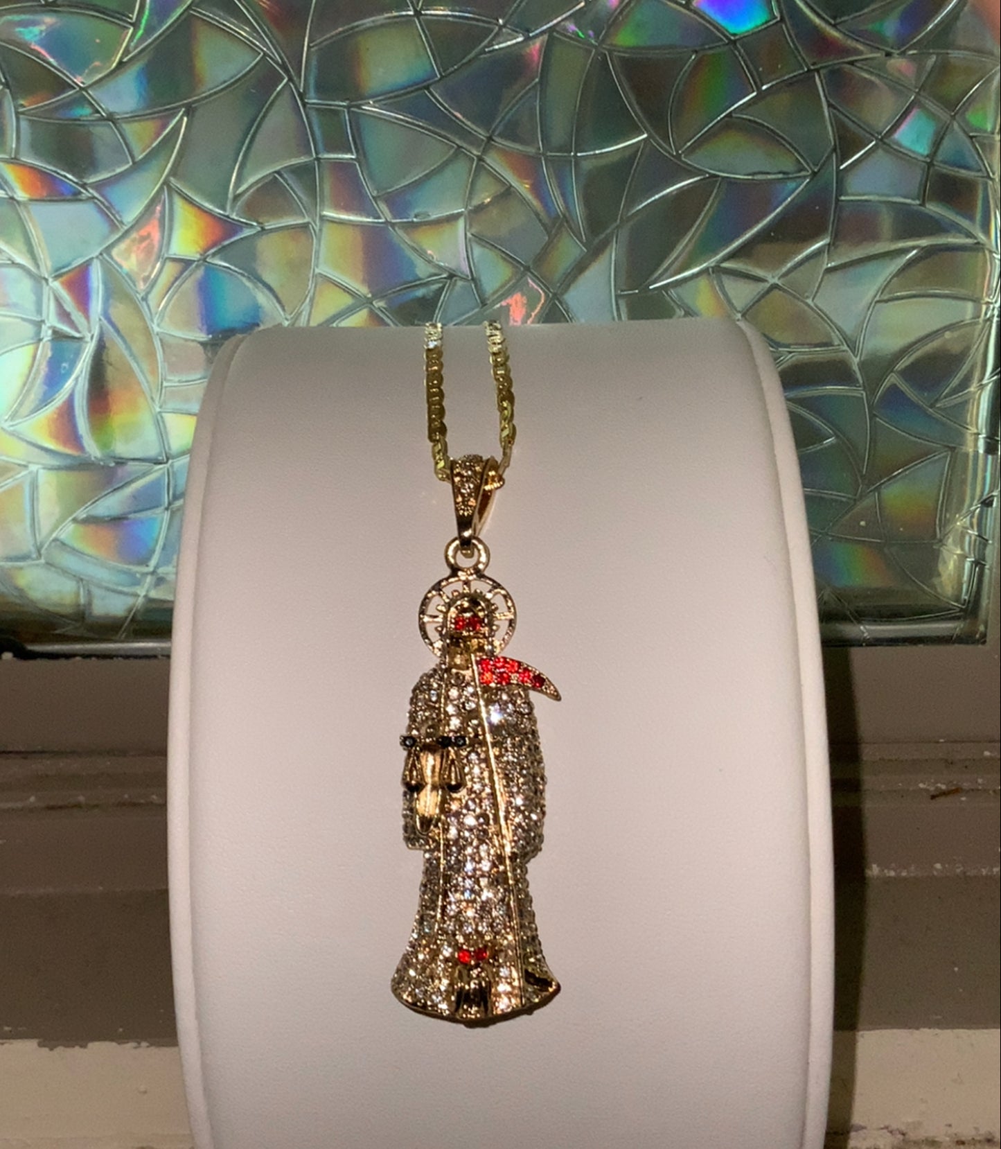 Golden Santa Muerte (Medium)