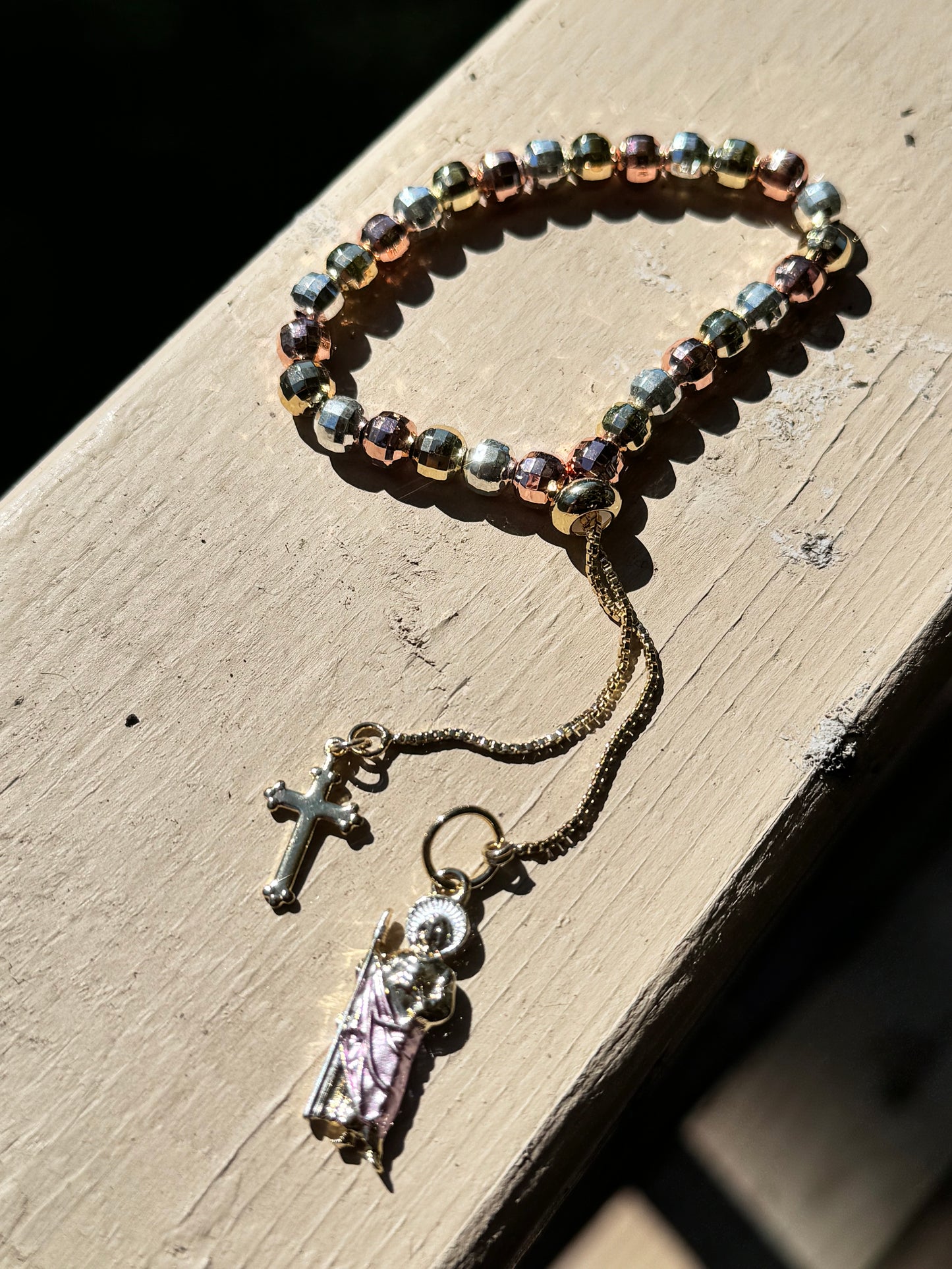 San Judas Rosario Bracelet