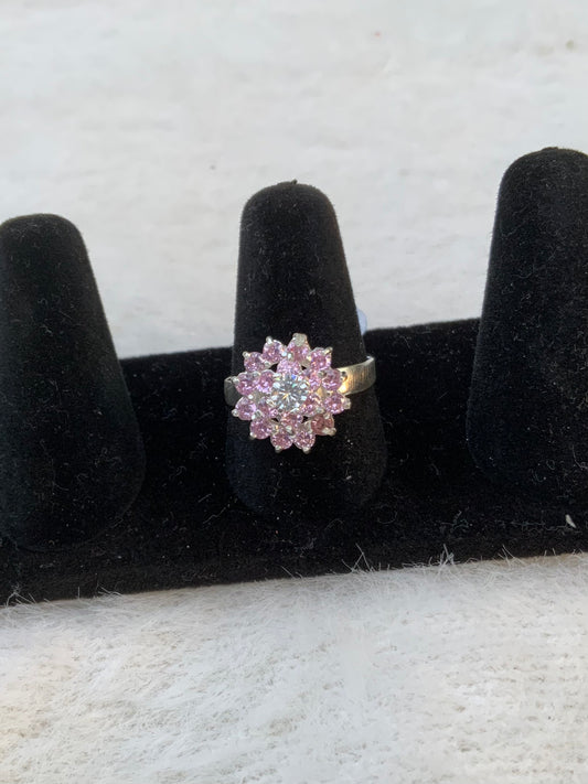 Pink Spinner Ring (Size 8)