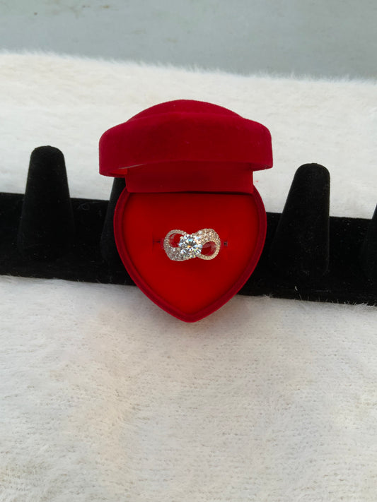 Elegant Infinity Ring (Size 8.5)