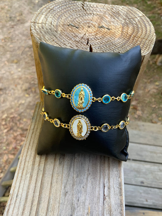 Cute Virgencita adjustable Bracelet