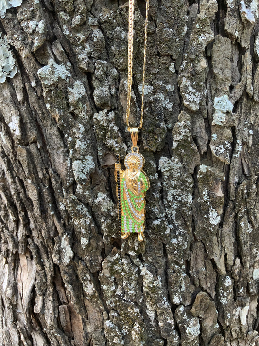 Large San Judas Necklace