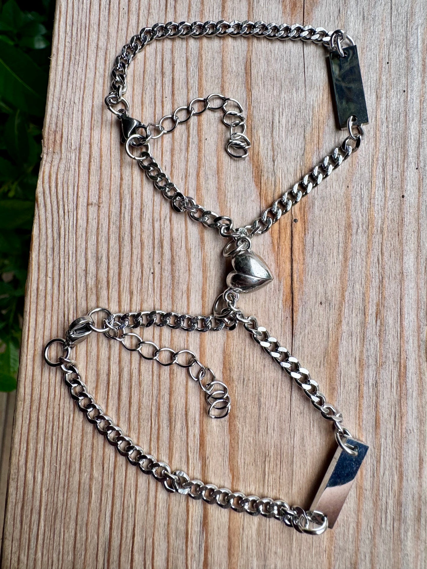Connecting Heart Personalized Bracelet