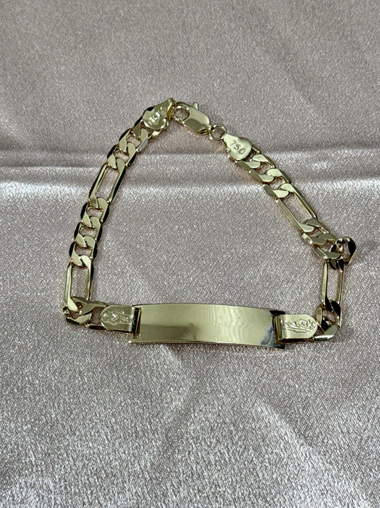 San Judas Stamped ID Bracelet Esclava