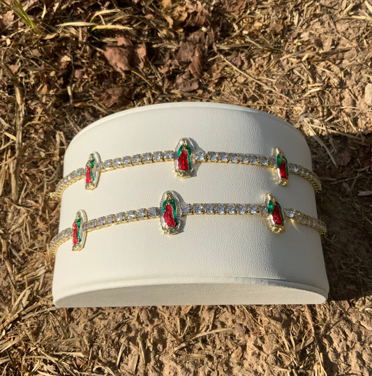 Virgencita Tennis Bracelet