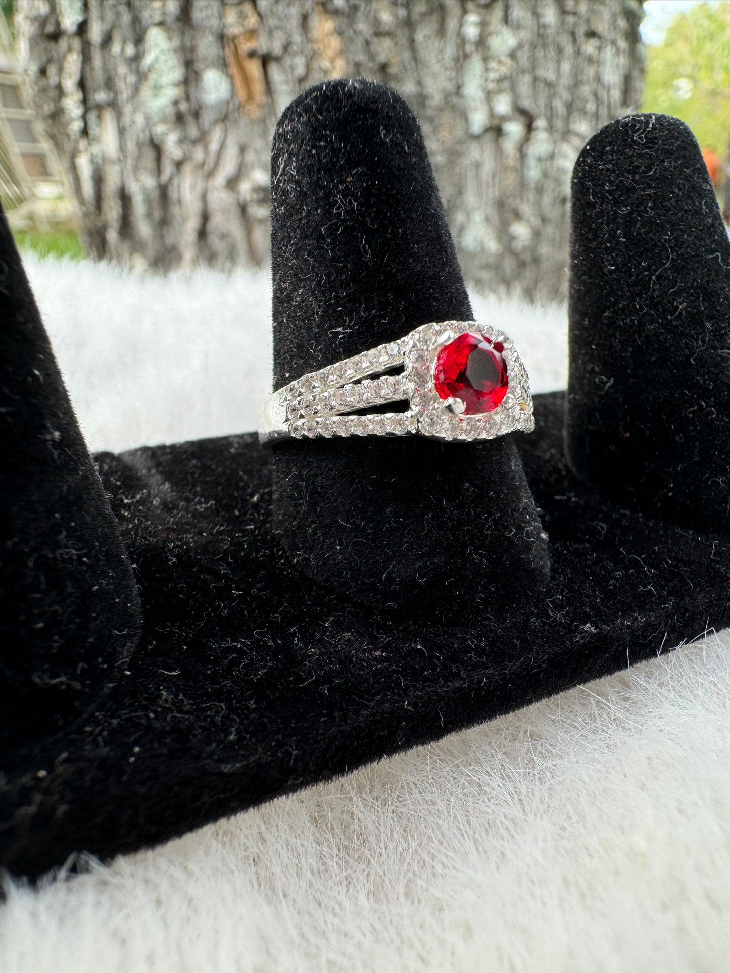 Lux in Red Ring (Size 9)
