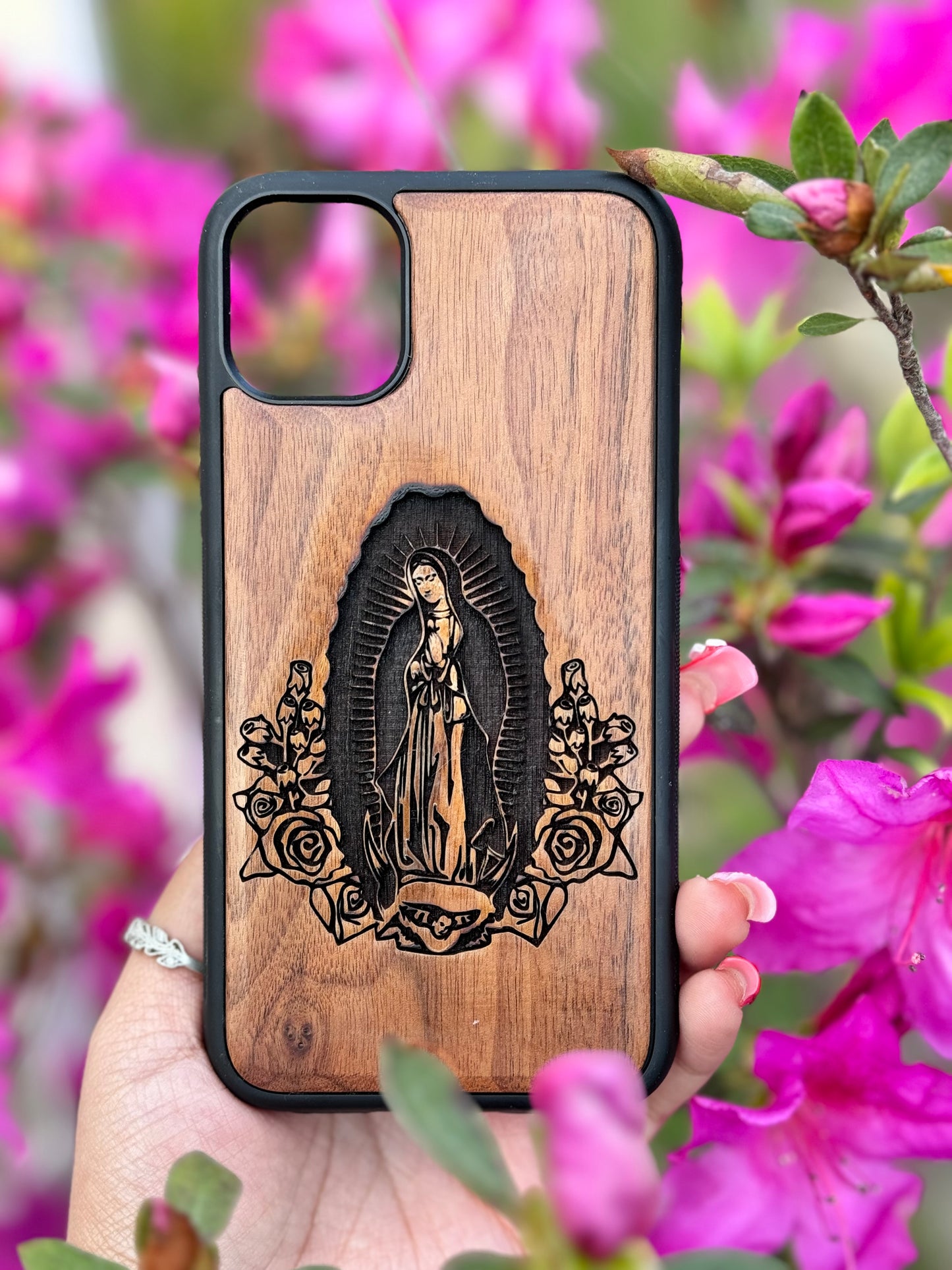 Virgencita IPhone Wood Case