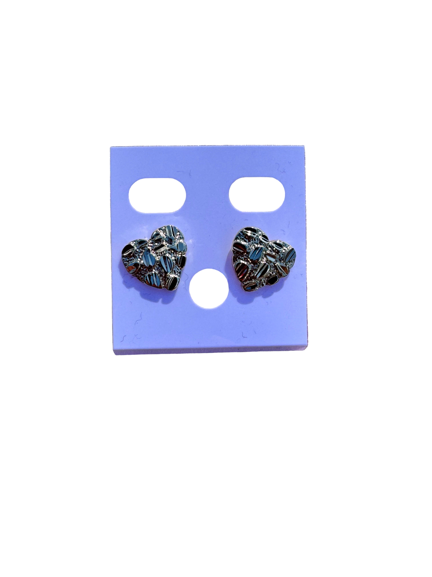Heart Nugget Earrings