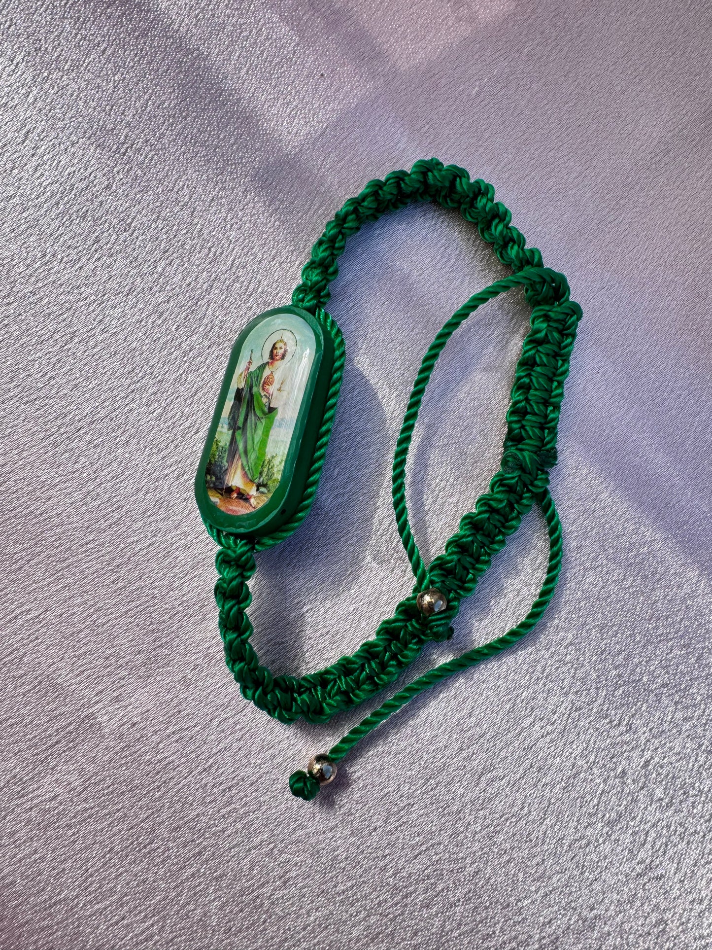 San Judas Double Sided Image Bracelet