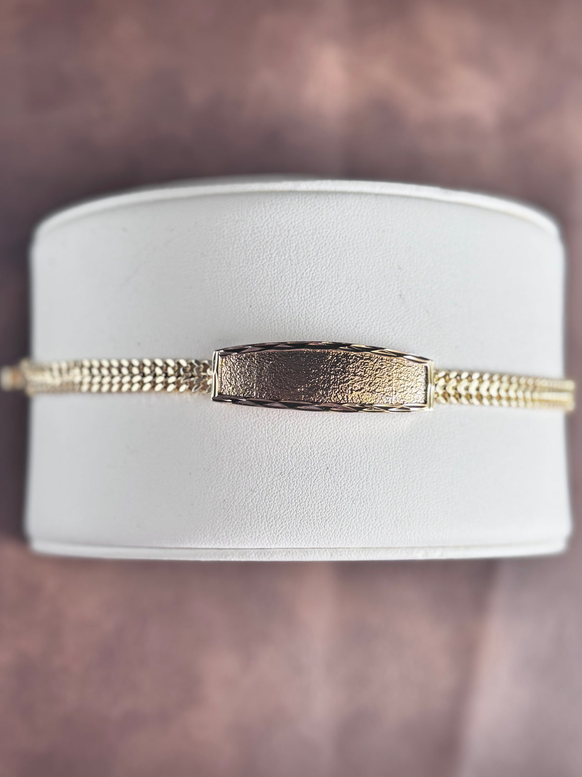 Greek ID Embossed Petatillo Bracelet