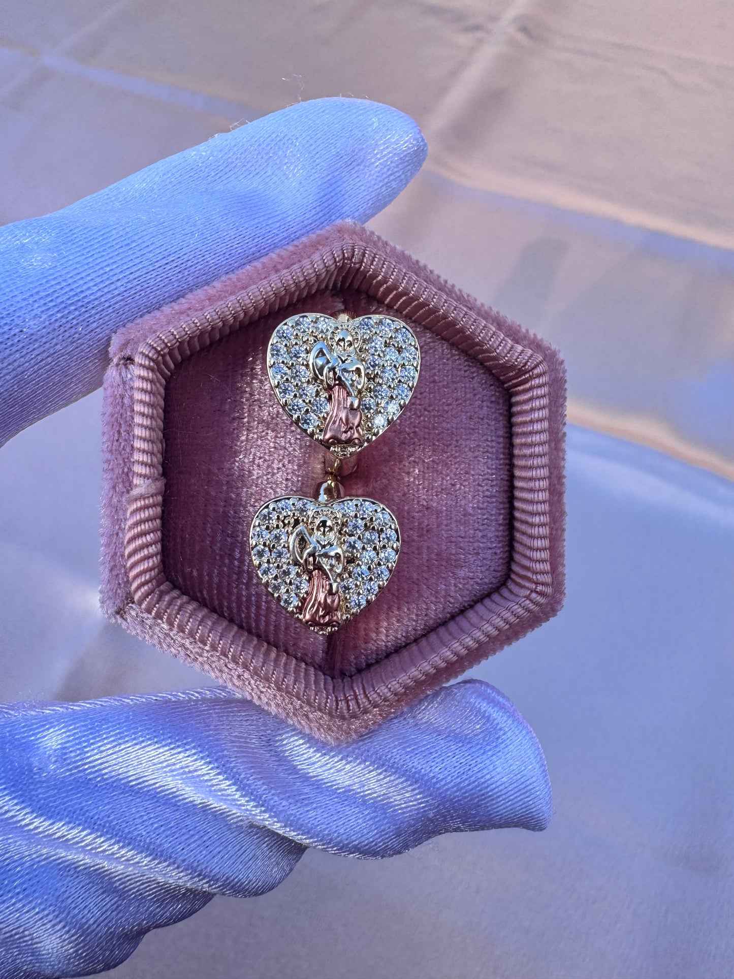 Santa Muerte Heart Huggies