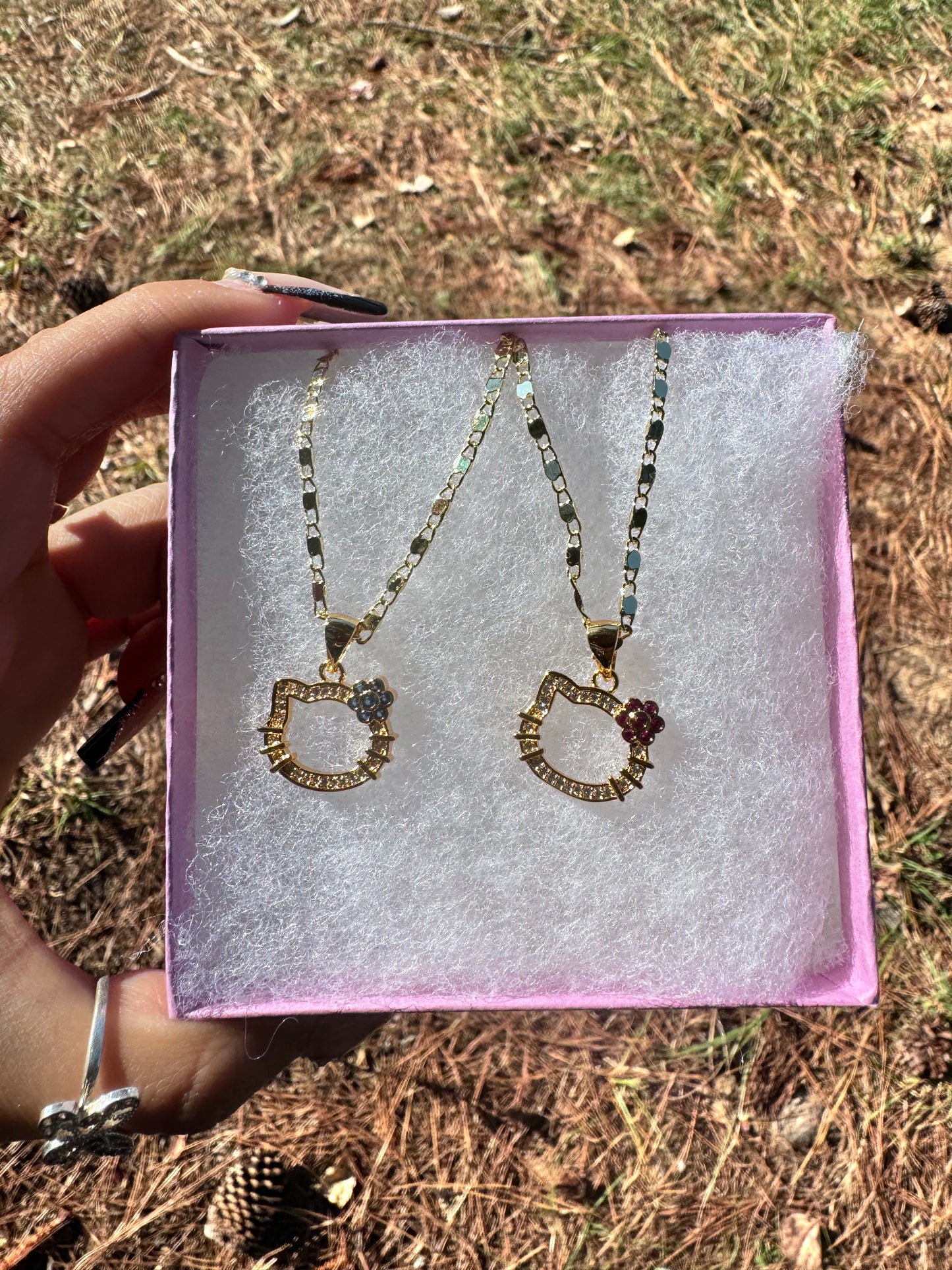 Kitty Head Necklace