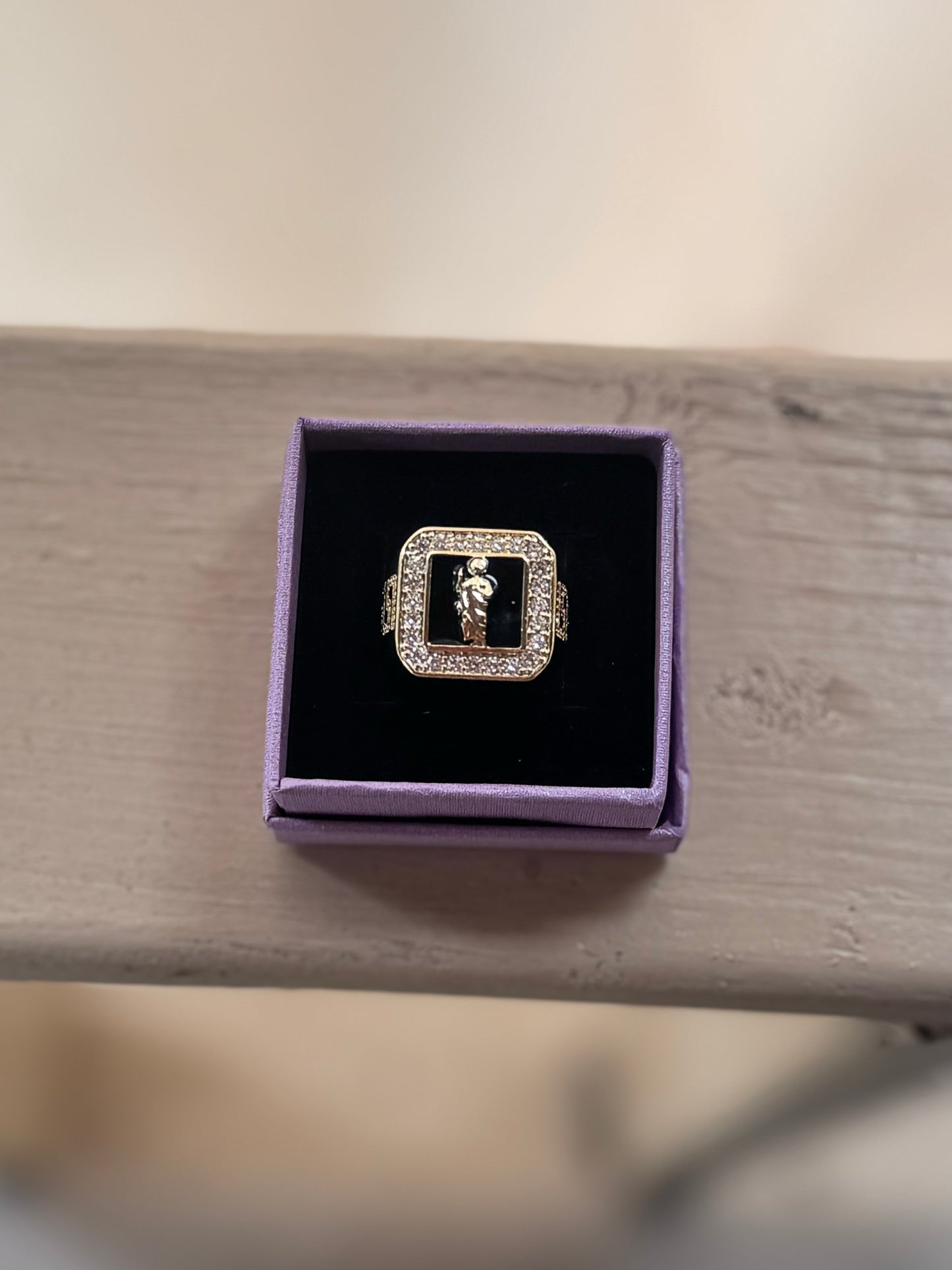 San Judas For Him Ring (Adjustable)