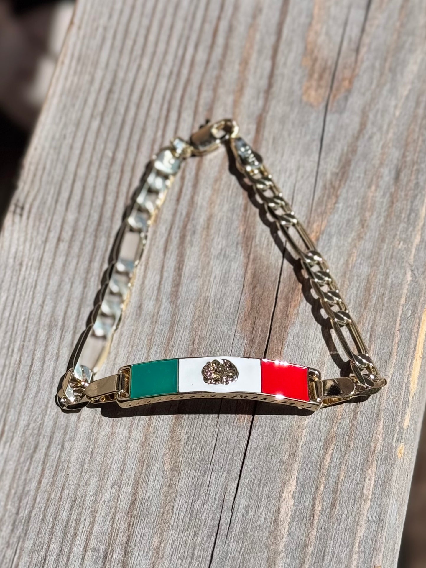 Mexico Flag Bracelet