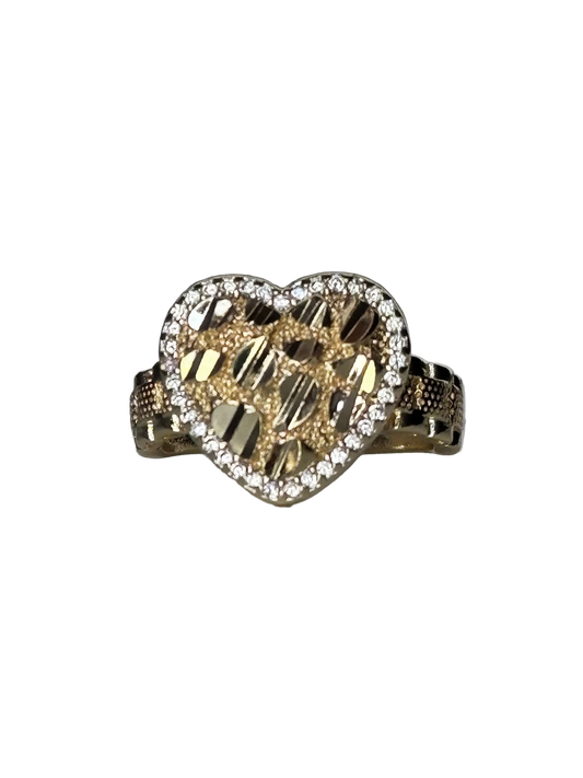 Heart Nugget Lujosa Ring