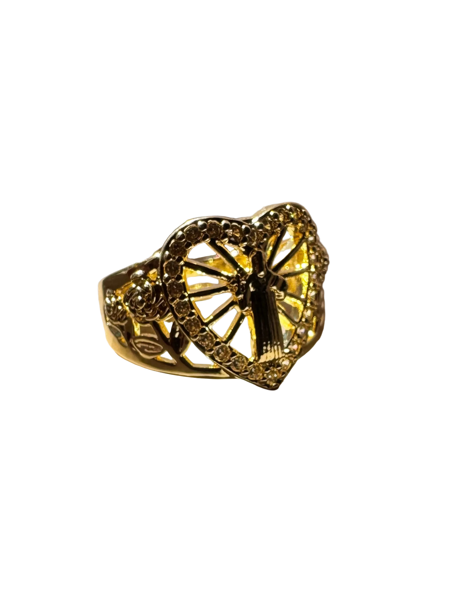 San Benito Rosas Anillo Adjustable