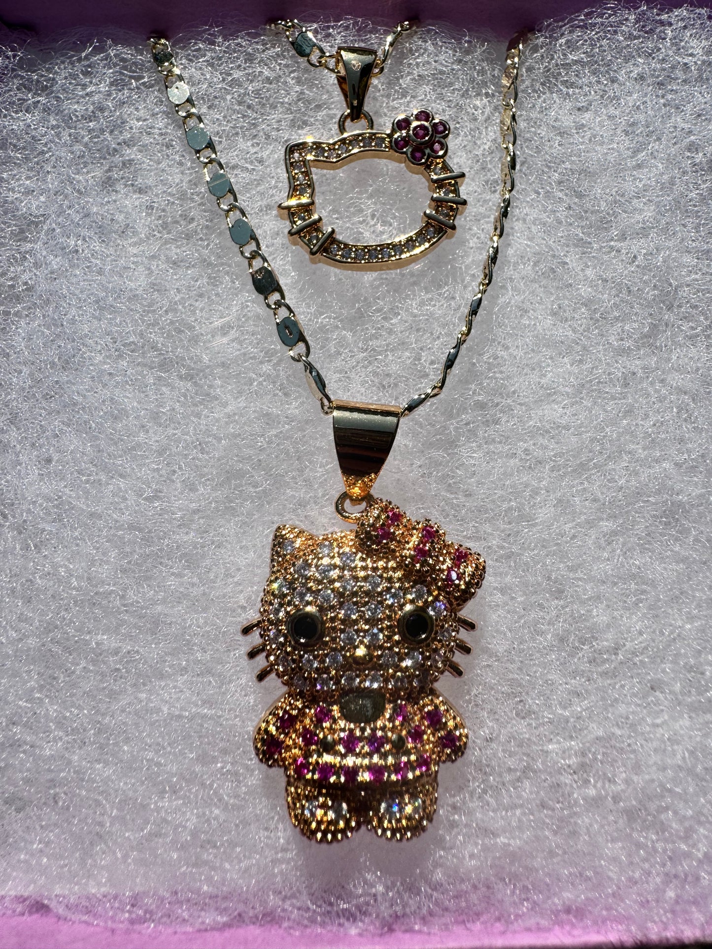 Kitty Pink Necklace Set