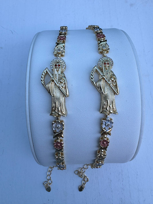 Santa Muerte Florecita Bracelet