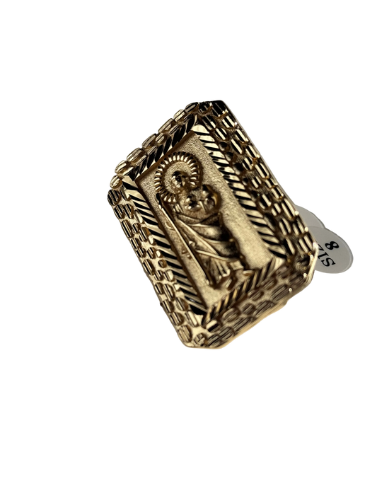 San Judas Two Finger Ring