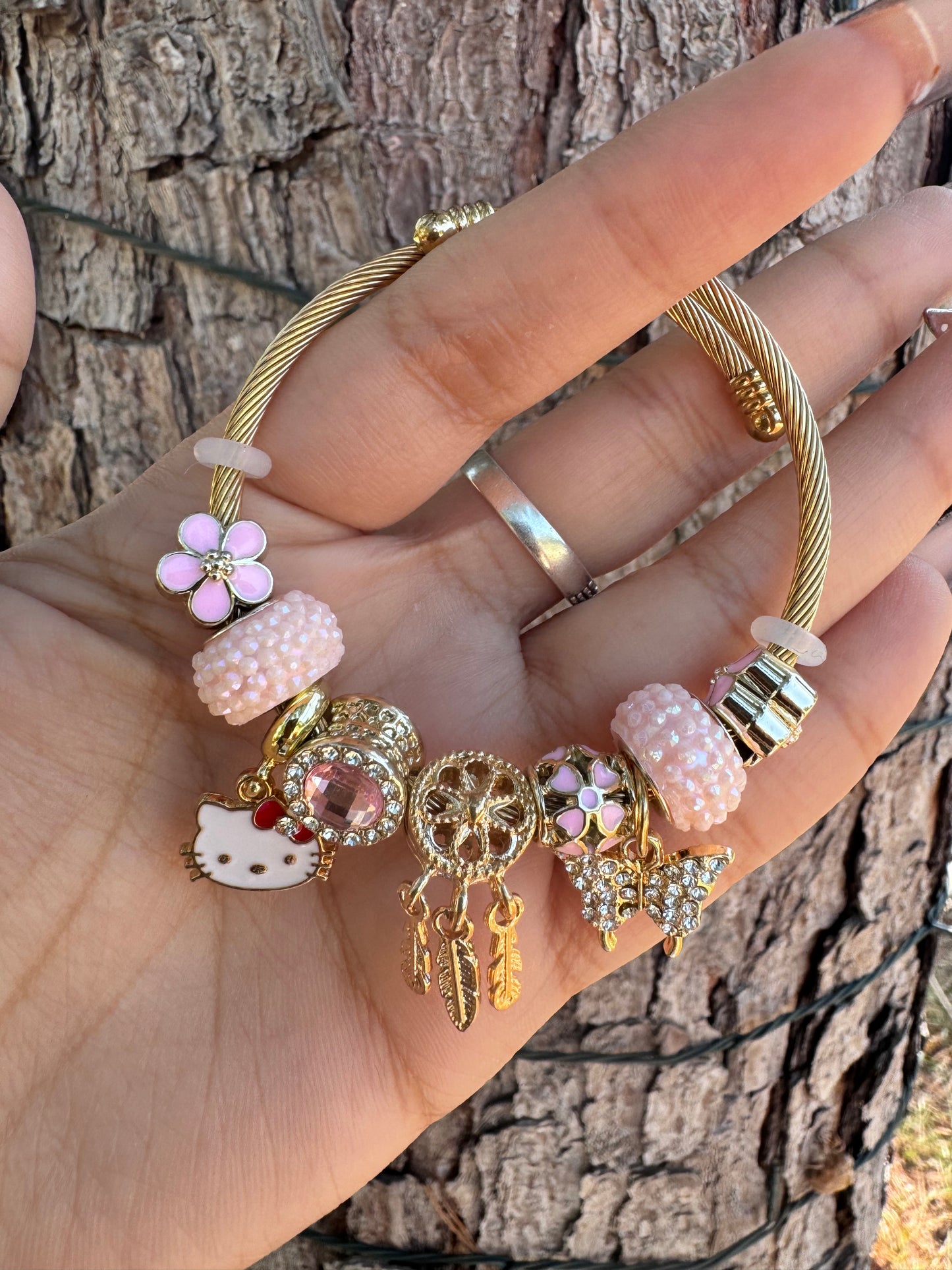 Kitty Dreamcatcher Pandora Bracelet
