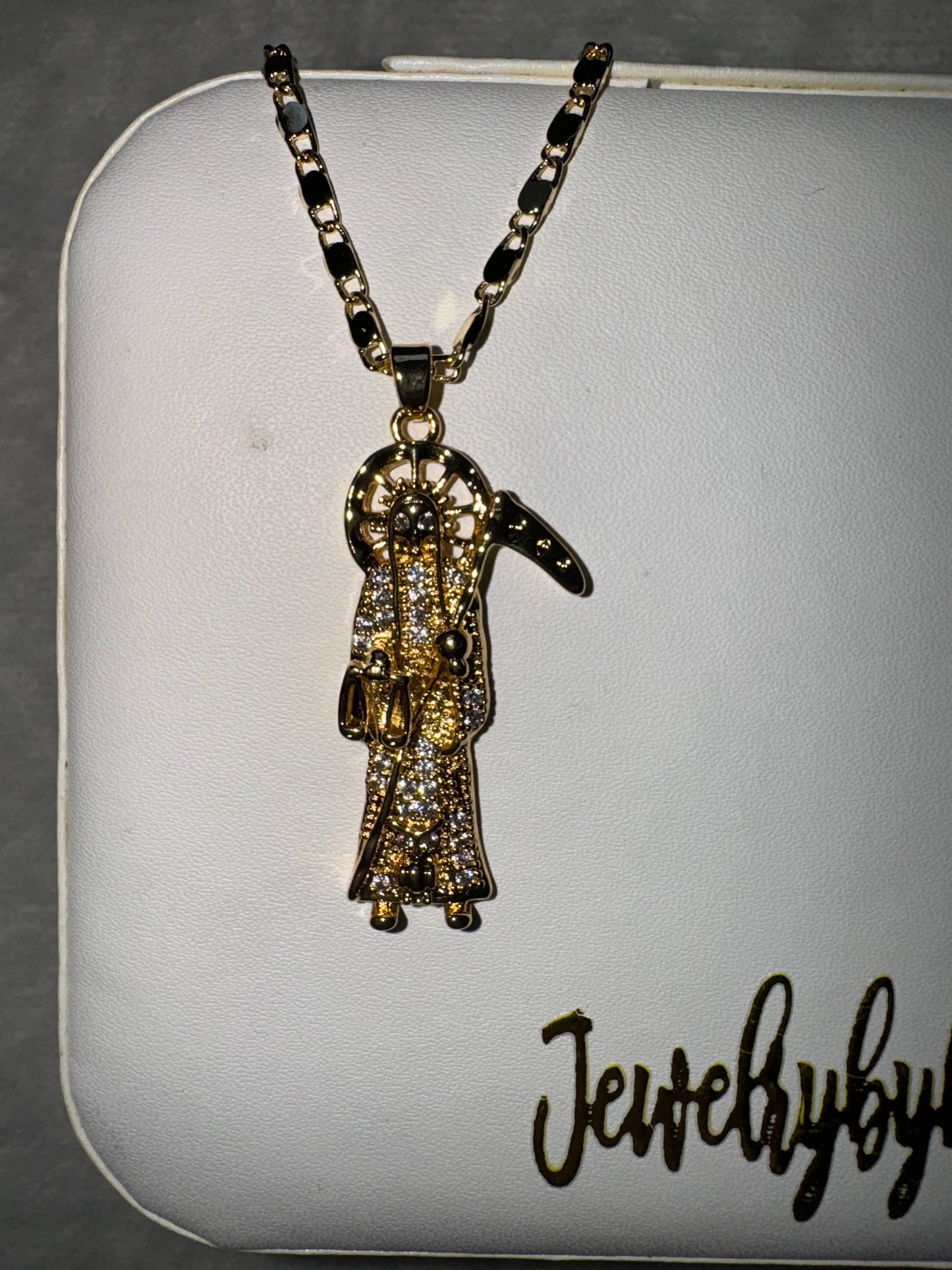 Ojitos Blancos Small Santa Muerte