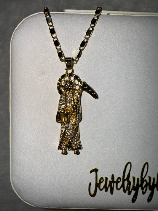 Ojitos Blancos Small Santa Muerte