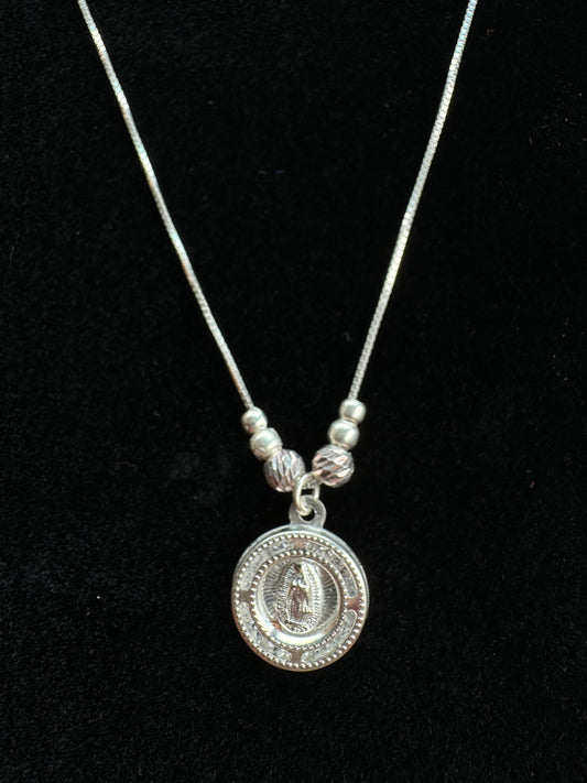 Round Virgencita Necklace