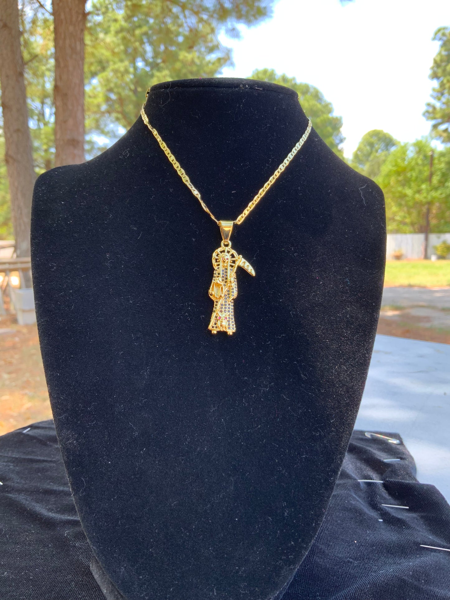 Small Black Santa Muerte