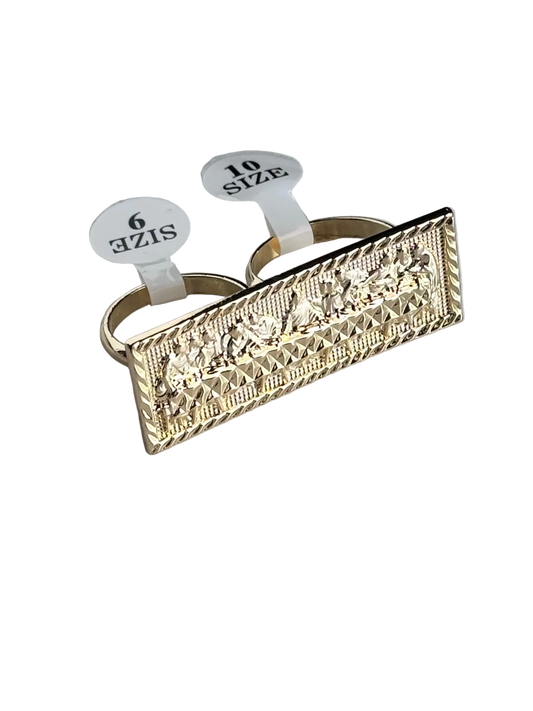 Last Supper Two Finger Ring