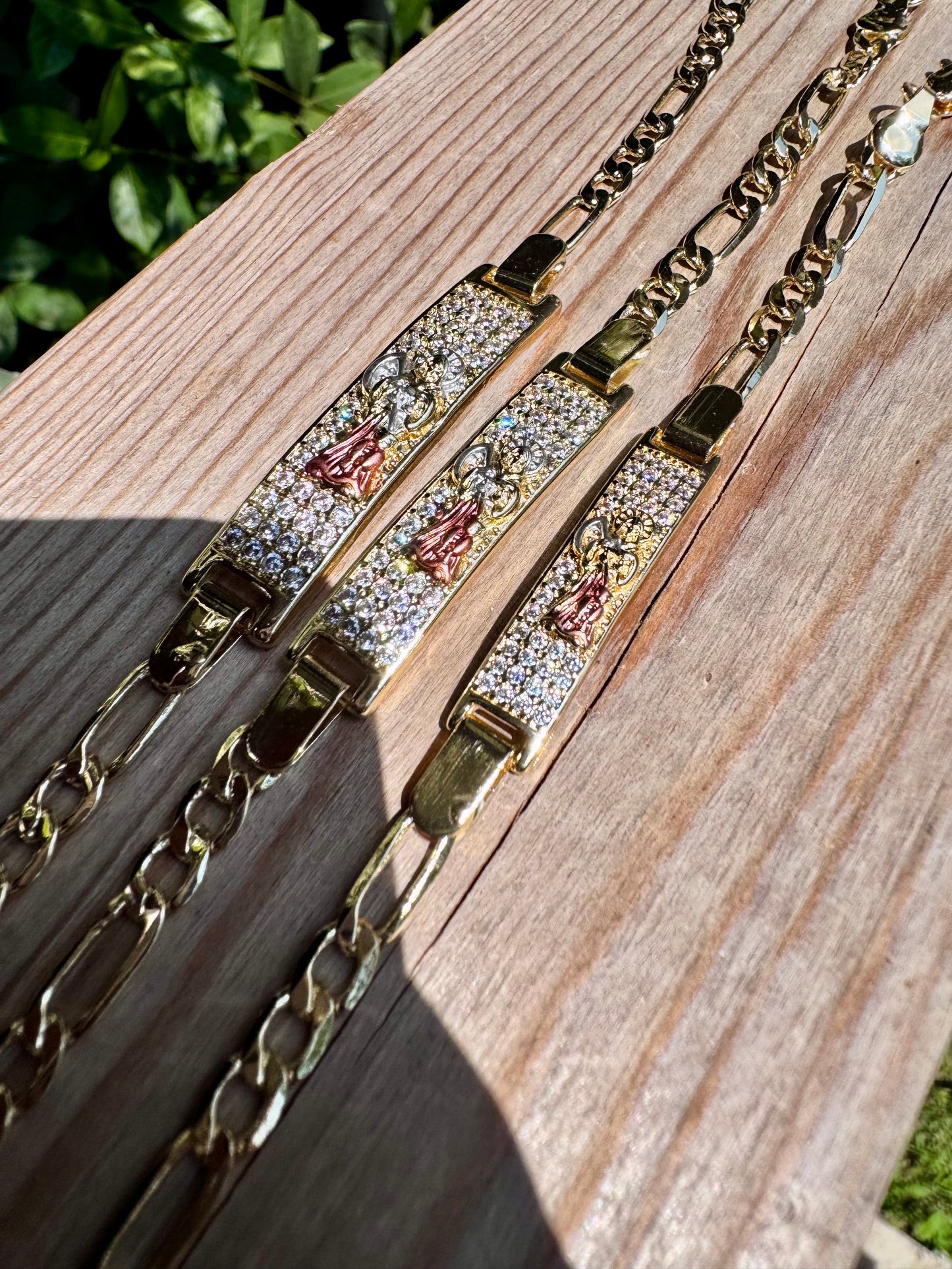 Santa Muerte Diamond Bracelet Esclava