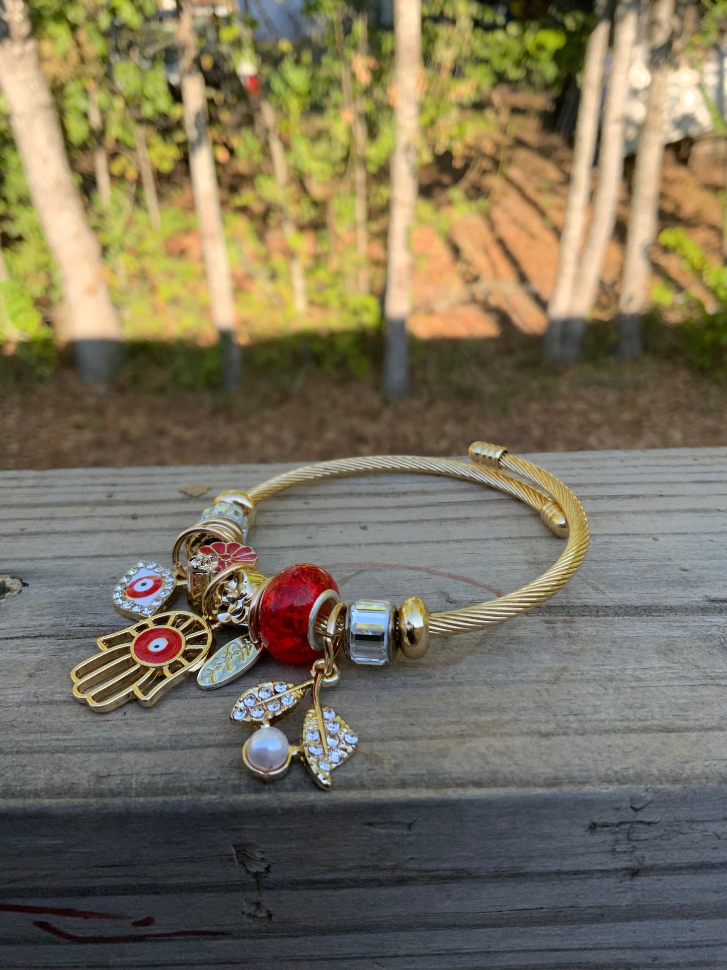 Red Evil Eye Pandora Bracelet