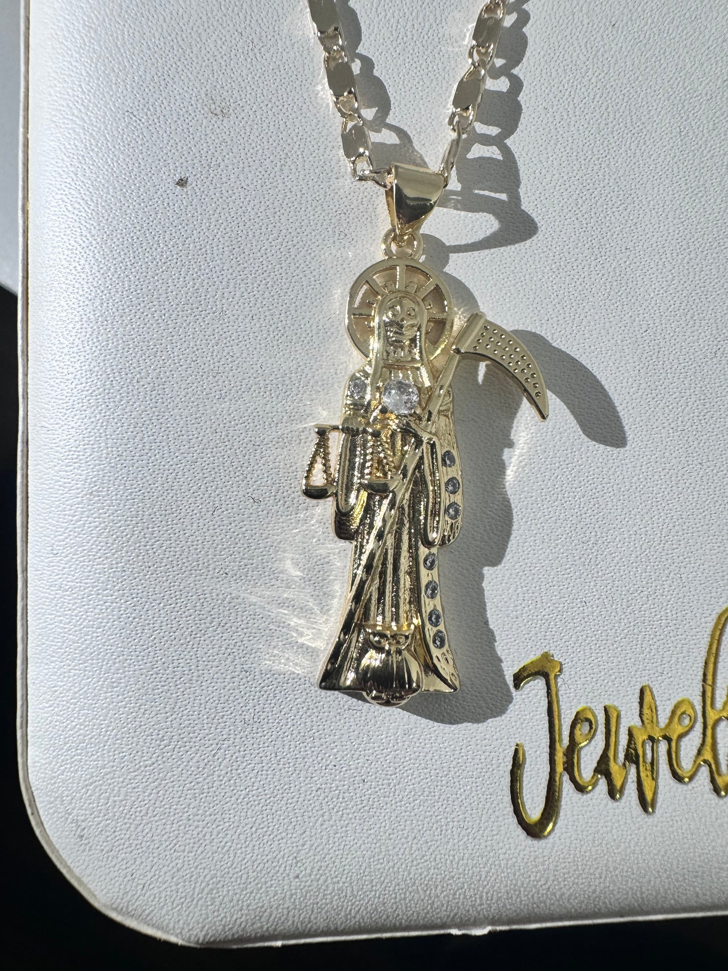 Santa Muerte Small Necklace